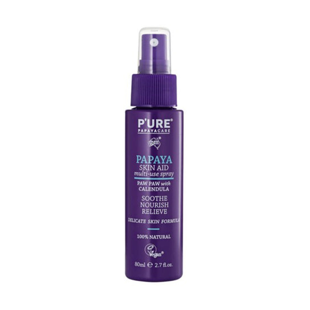 P'URE Papayacare Papaya Skin Aid Multi-Use Spray (Paw Paw with Calendula) 80ml