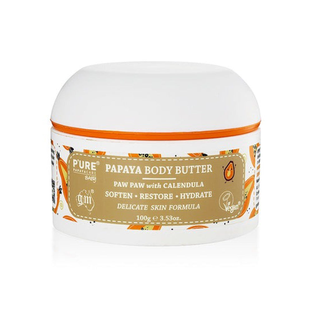 P'URE Papayacare Baby Papaya Body Butter (Calendula with Paw Paw) 100g