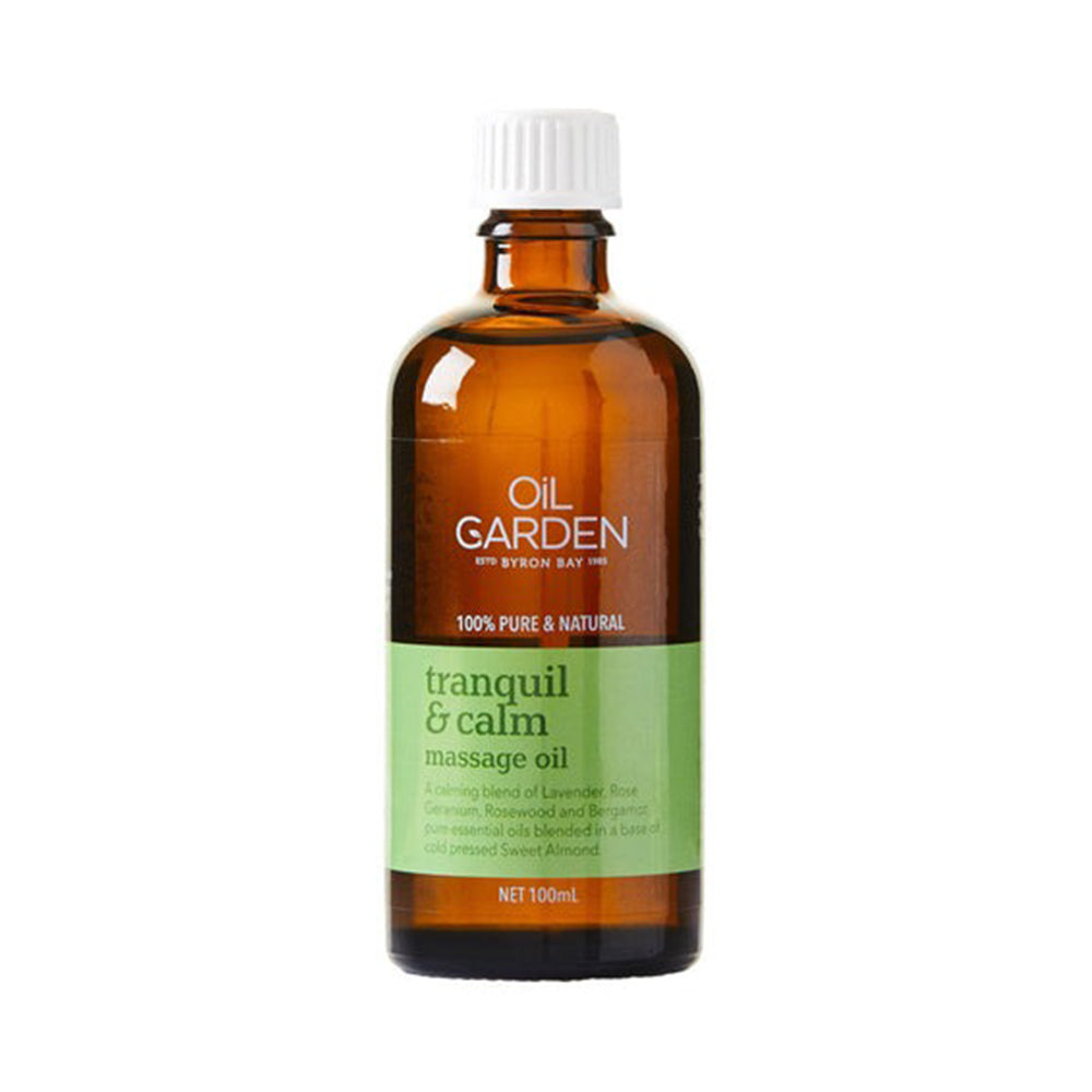 Oil Garden Massage Oil Blend 100ml Tranquil & Calm