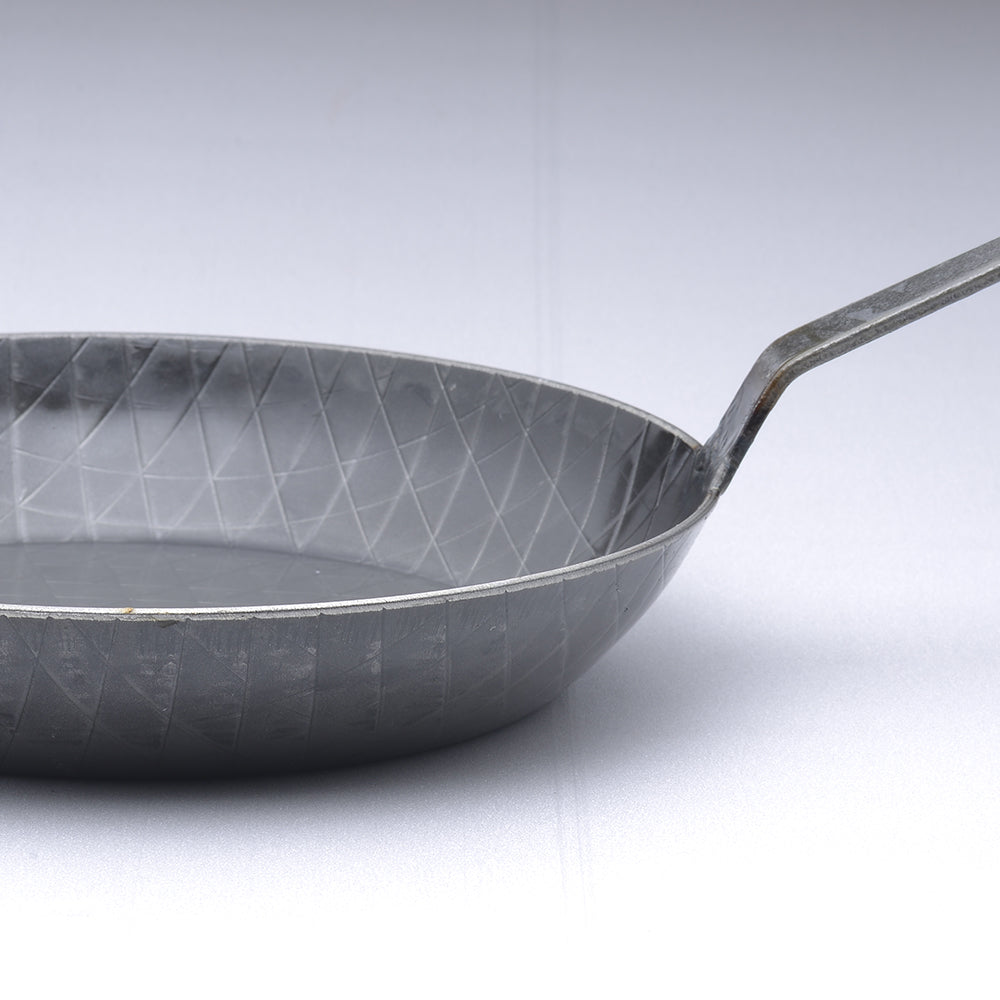 Turk forged iron frying pan,extra high edge,28cm