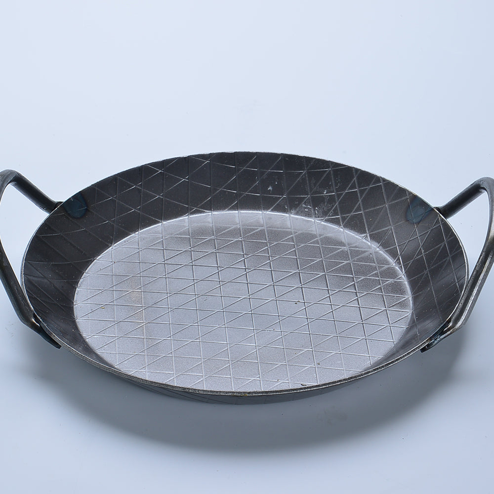 Turk forged iron serving pan with two grips 32cm