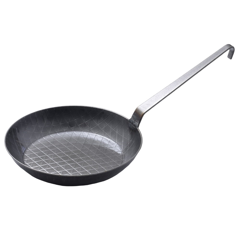 Turk forged iron frying pan,extra high edge,24cm