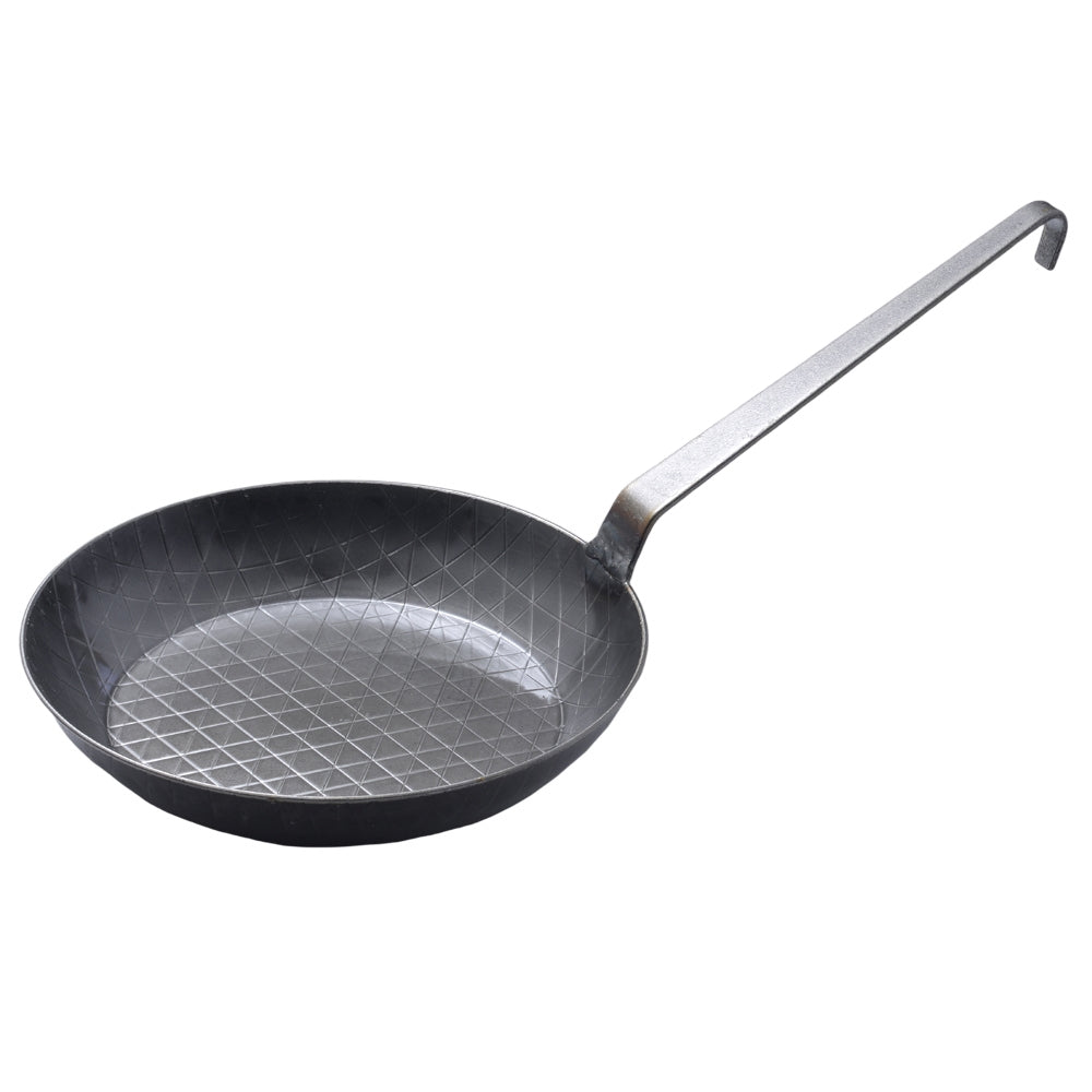 Turk forged iron frying pan,extra high edge,28cm