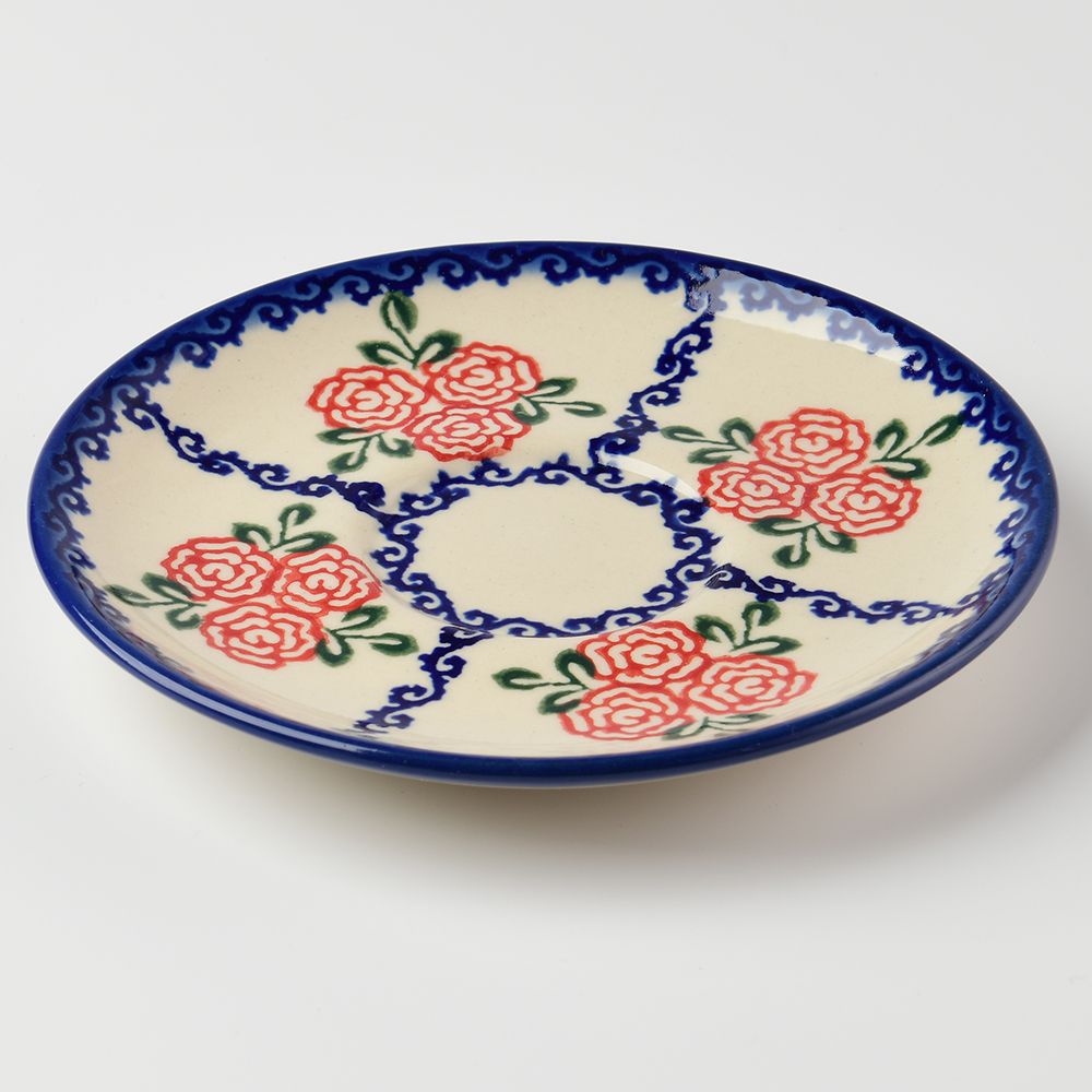 Handmade Polish Pottery Vena cup set 250ml rose garden Boleslawiec Ceramics