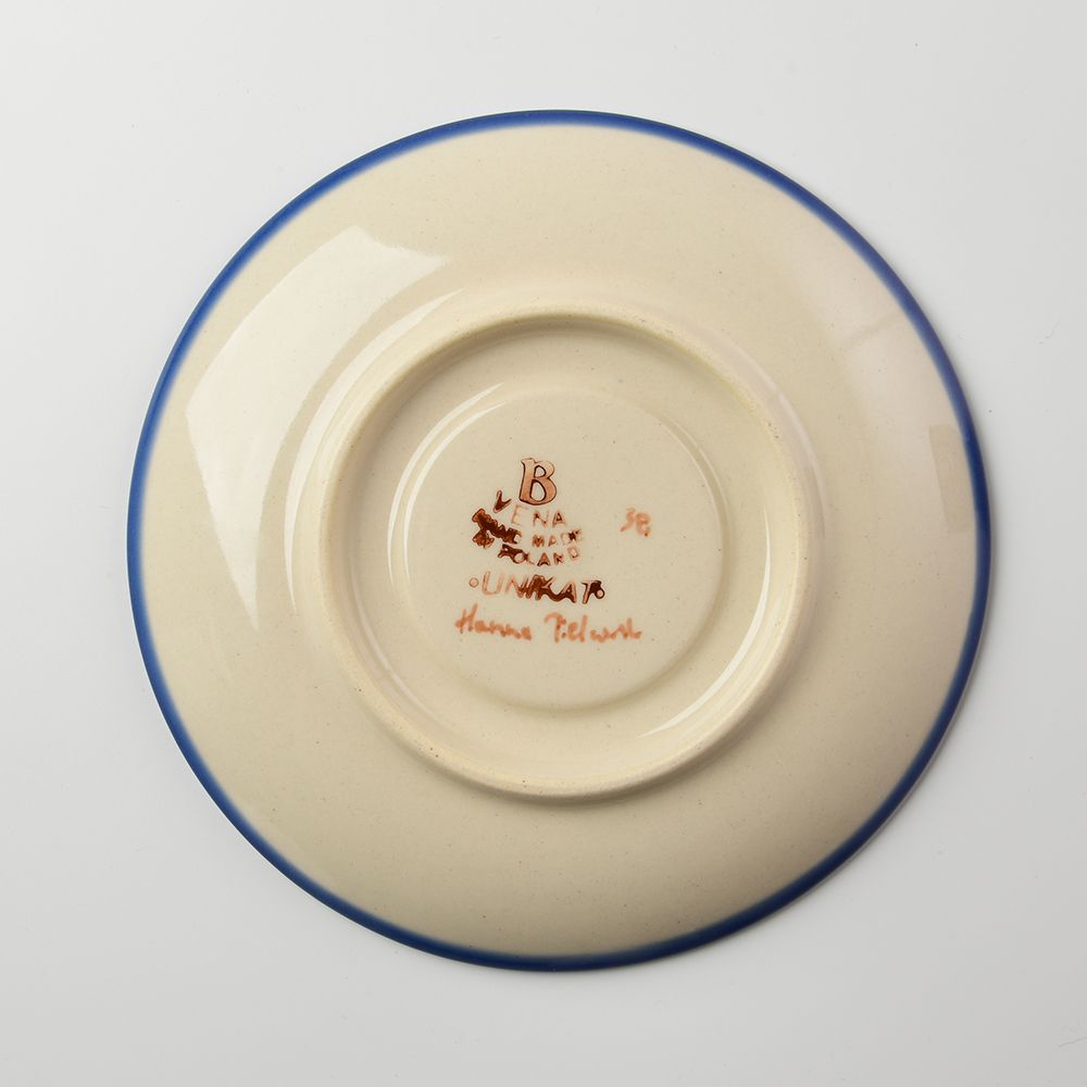 Handmade Polish Pottery Vena cup set 250ml rose garden Boleslawiec Ceramics