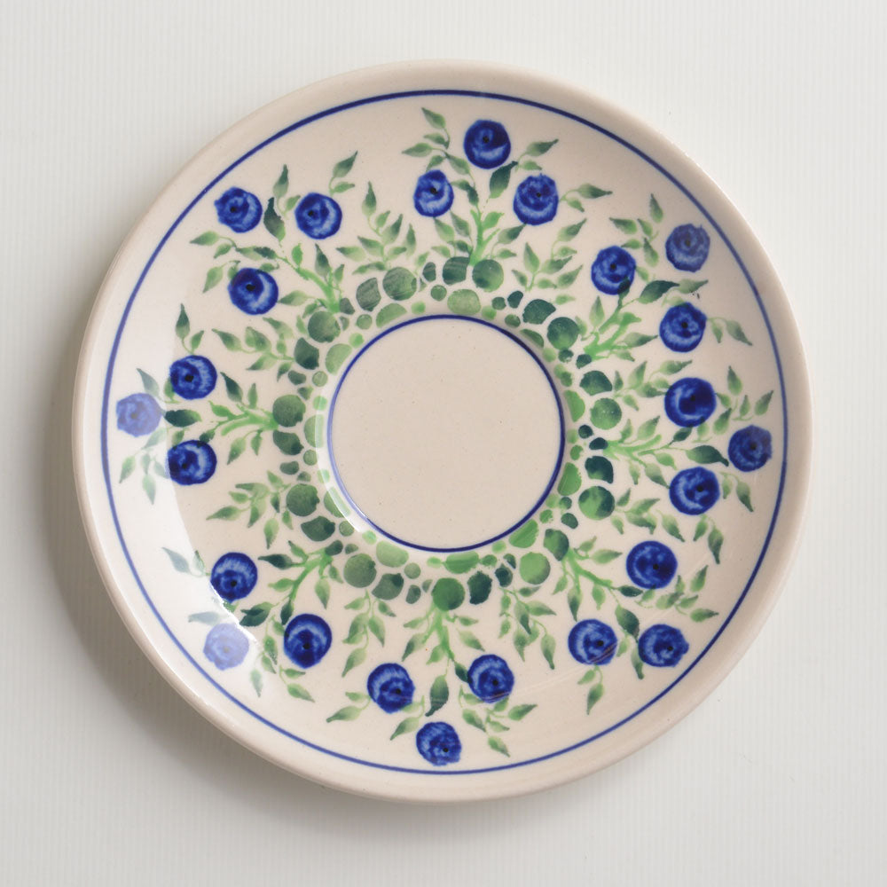Handmade Polish Pottery Zaklady cup set 220ml flower freedom Boleslawiec Ceramics
