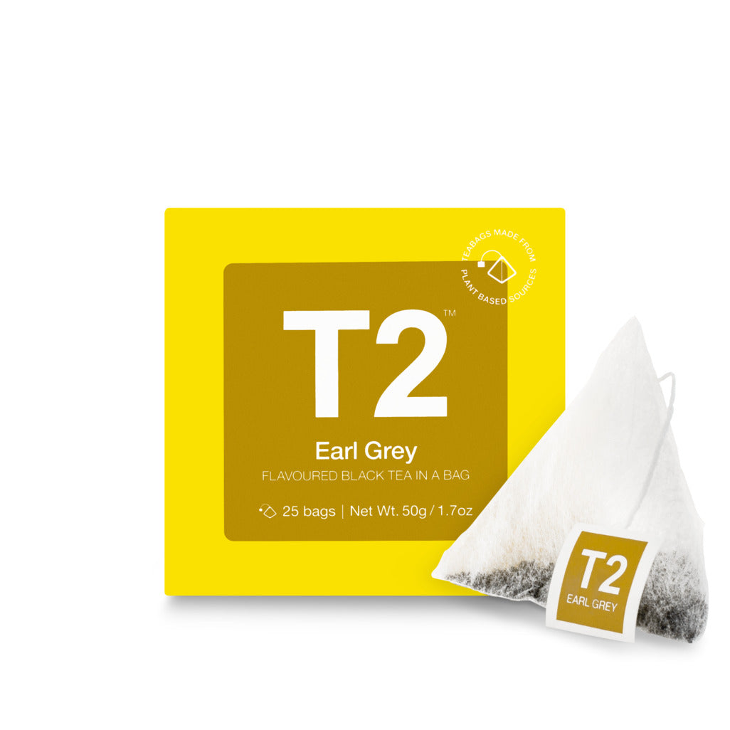 T2 Earl Grey Tea Bag Cube 25 pack