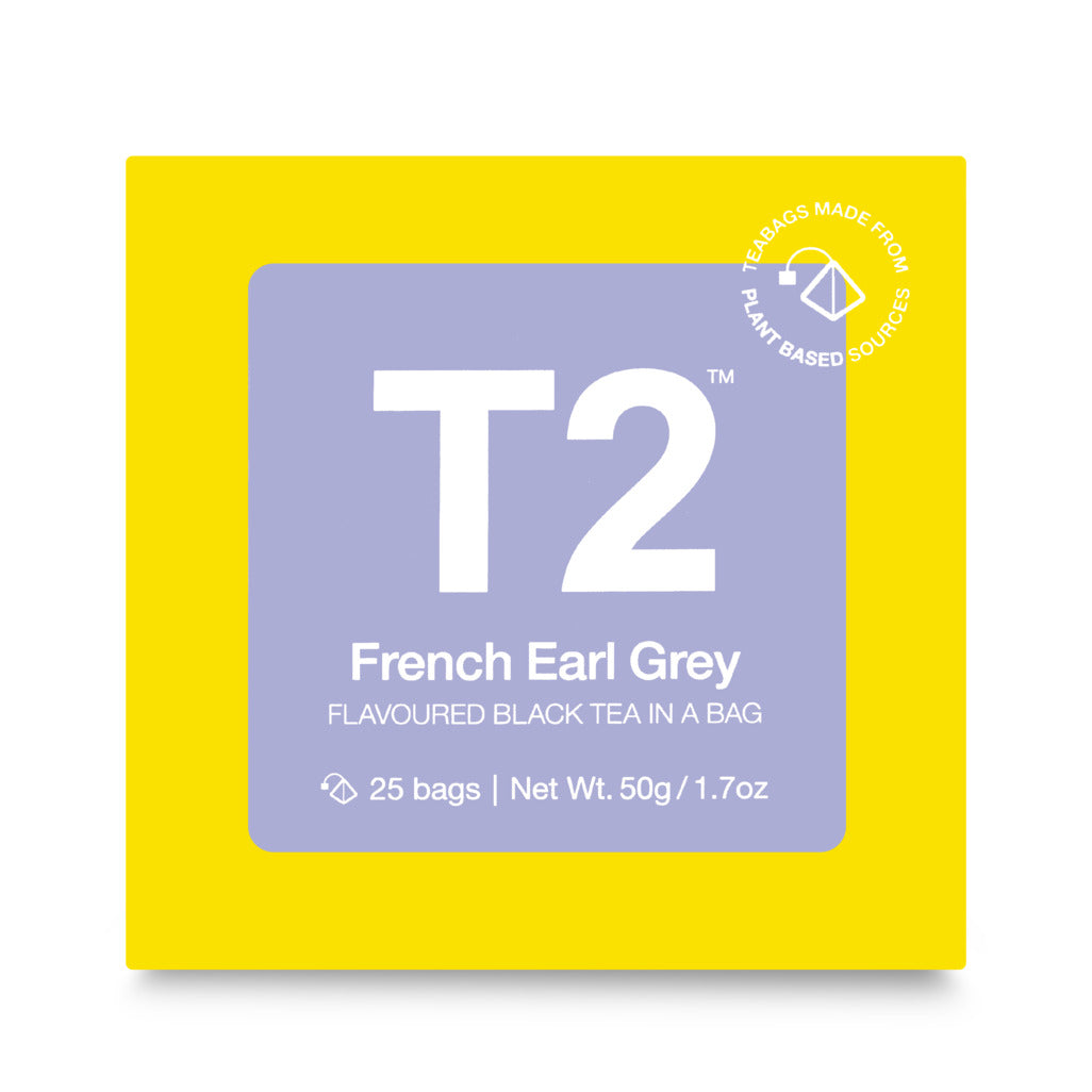 T2 French Earl Grey Tea Bag Cube 25 pack