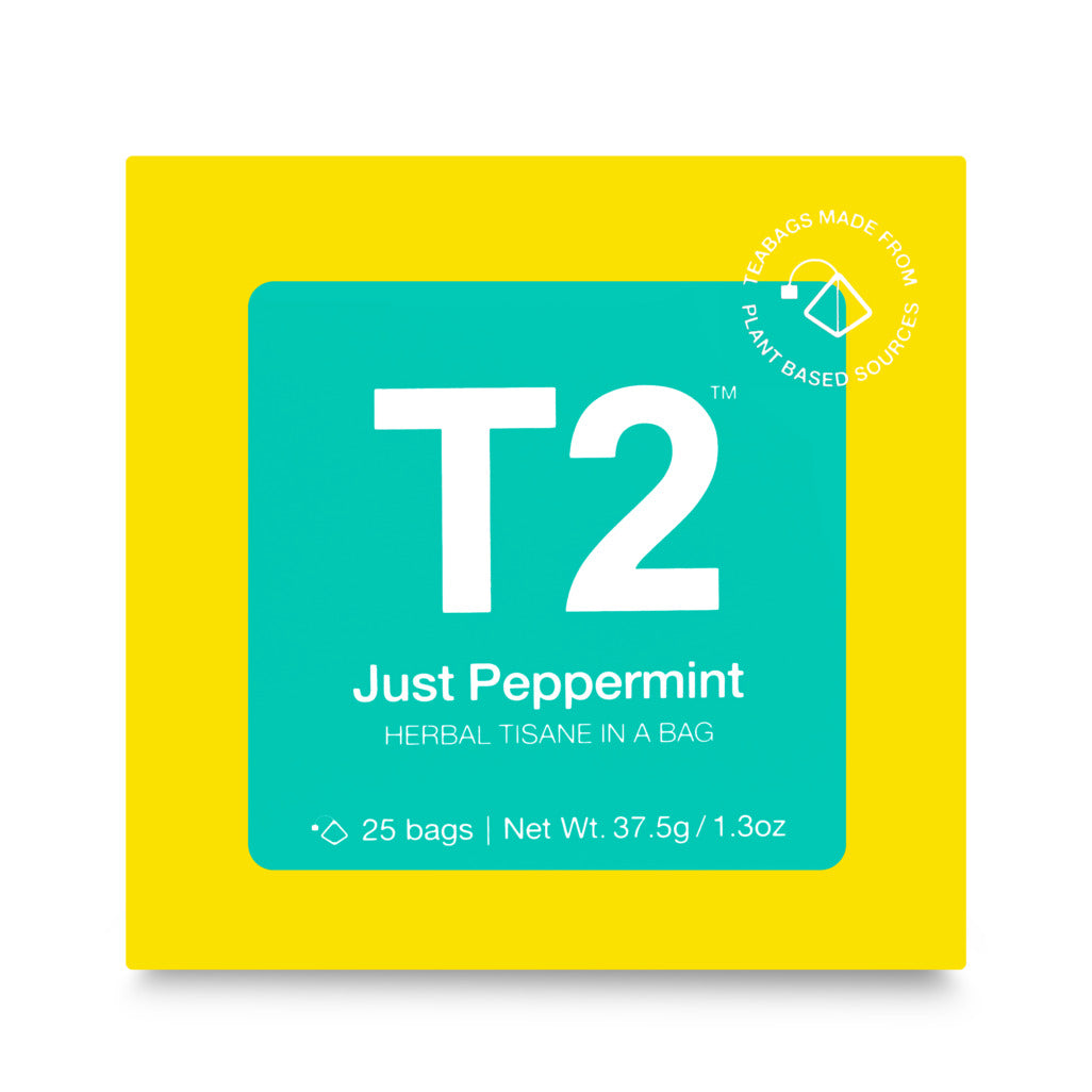 T2 Just Peppermint Tea Bag Cube 25 pack