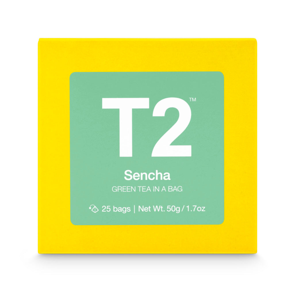 T2 Sencha Tea Bag Cube 25 pack