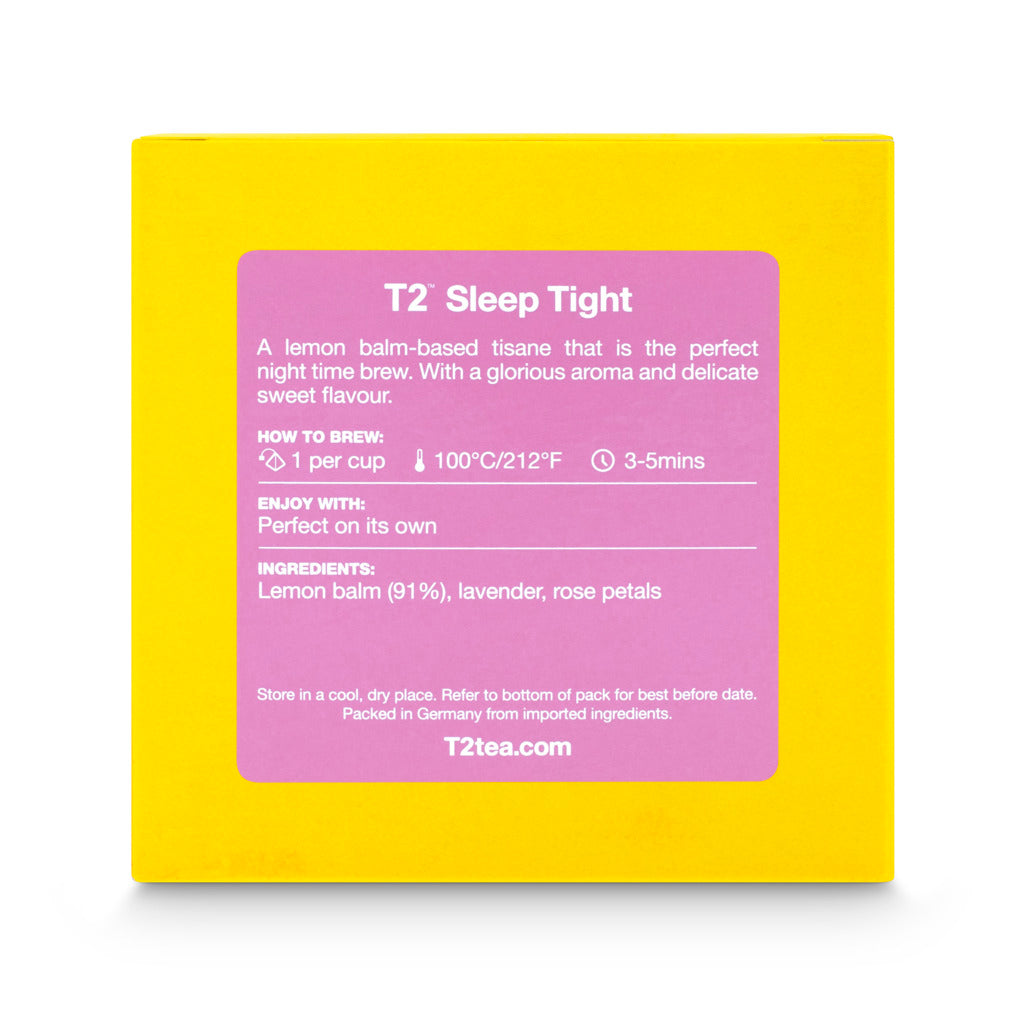 T2 Sleep Tight Tea Bag Cube 25 pack