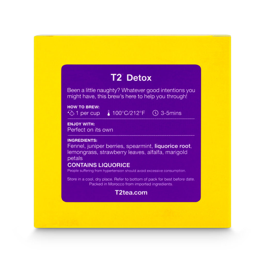 T2 Detox Tea Bag Cube 25 pack