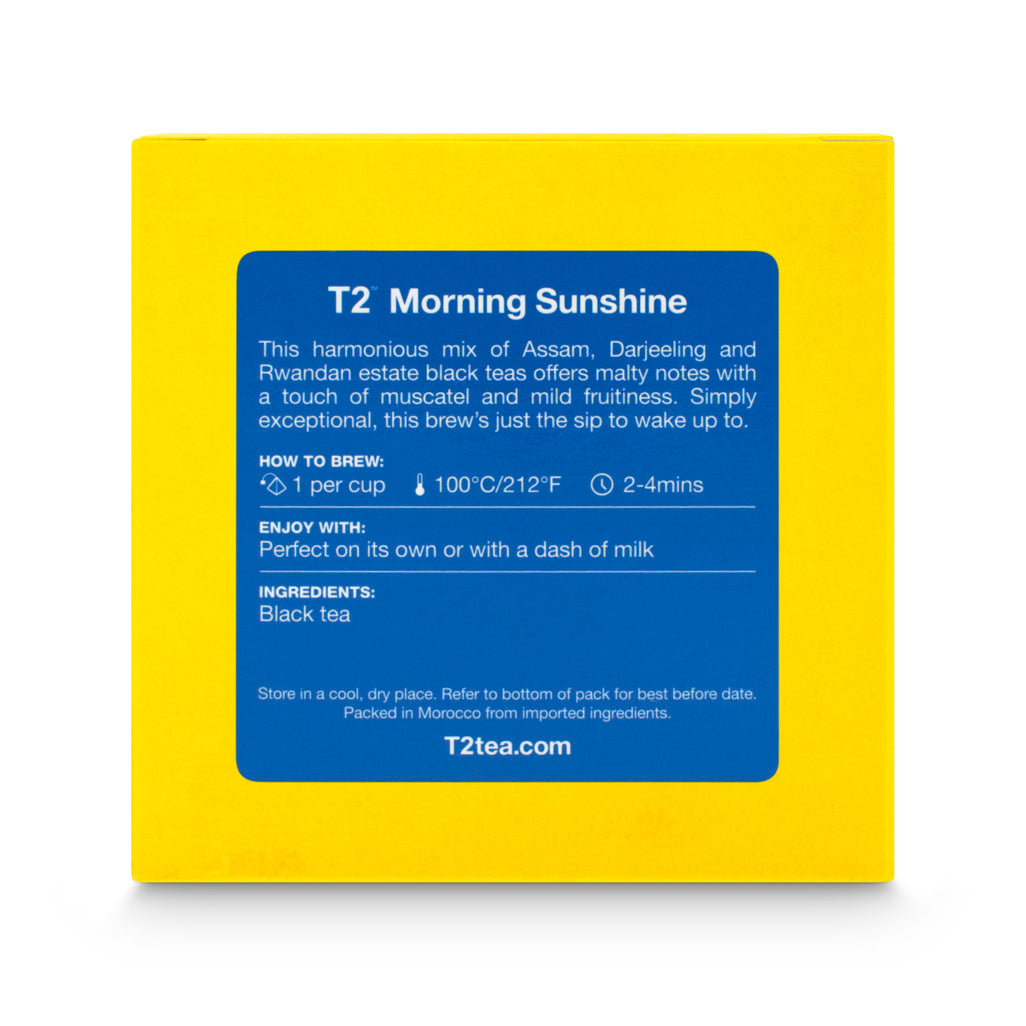 T2 Morning Sunshine Tea Bag Cube 25 pack