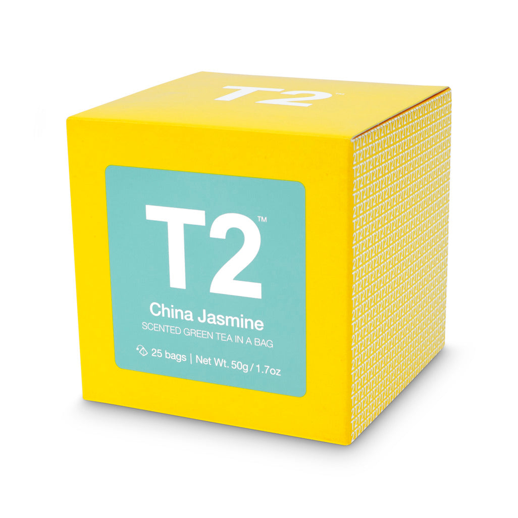 T2 China Jasmine Tea Bag Cube 25 pack