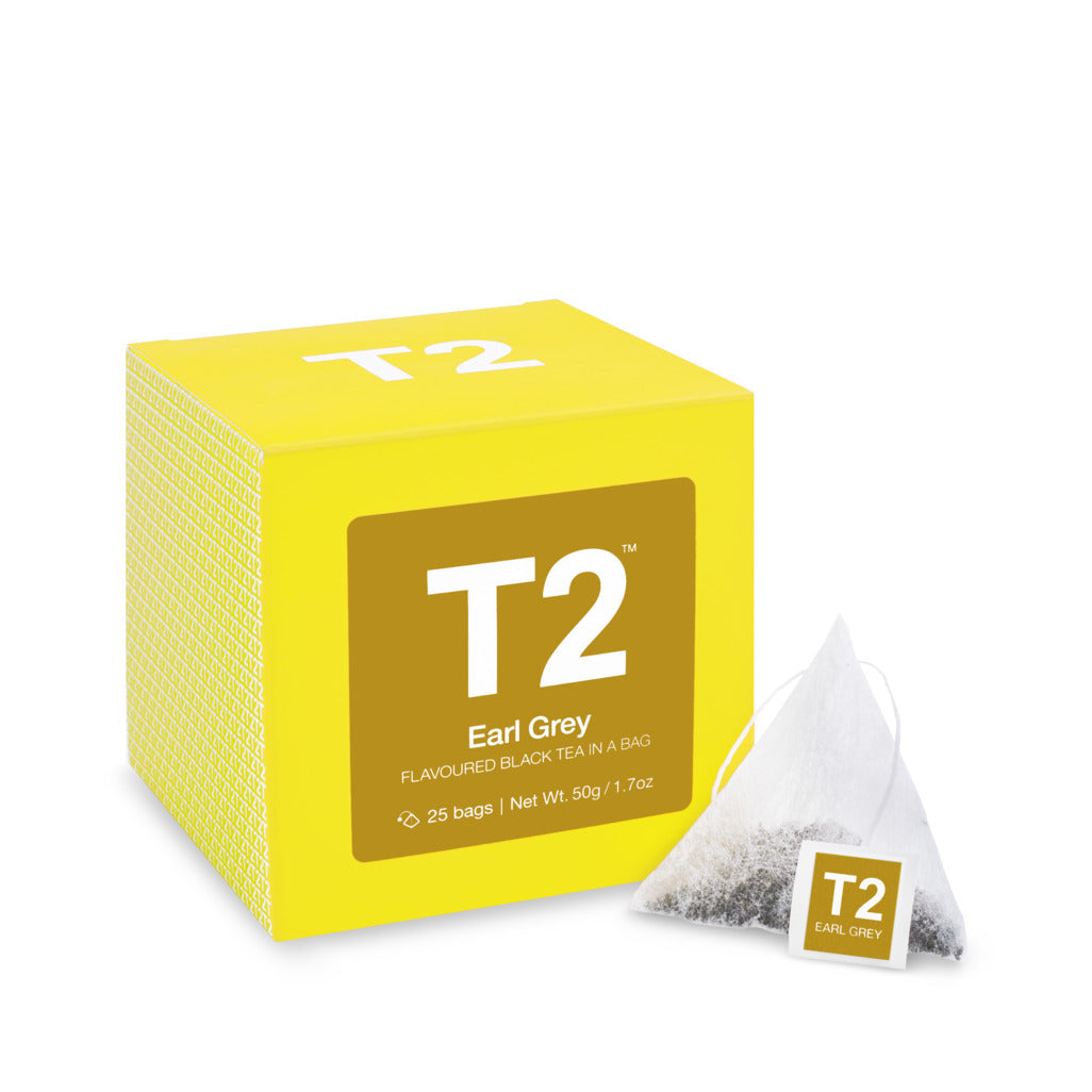 T2 Earl Grey Tea Bag Cube 25 pack