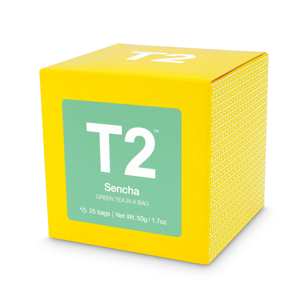 T2 Sencha Tea Bag Cube 25 pack