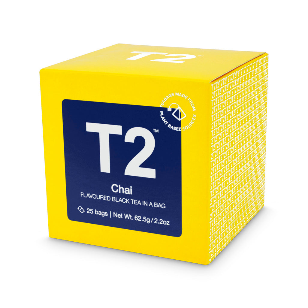 T2 Chai Tea Bag Cube 25 pack