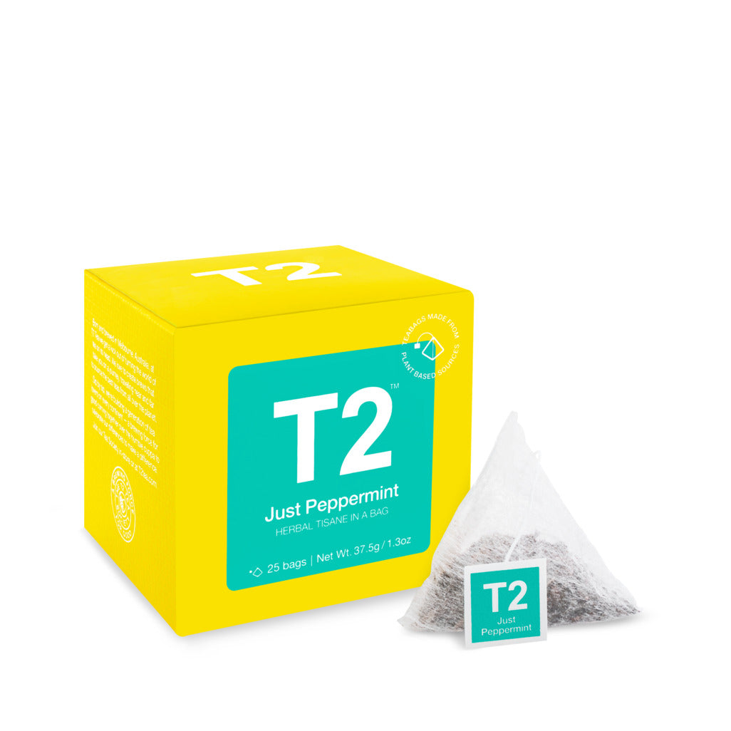 T2 Just Peppermint Tea Bag Cube 25 pack
