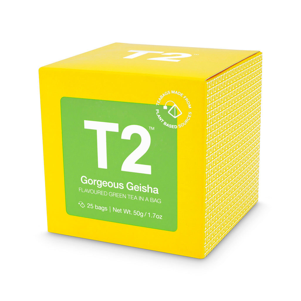 T2 Gorgeous Geisha Tea Bag Cube 25 pack