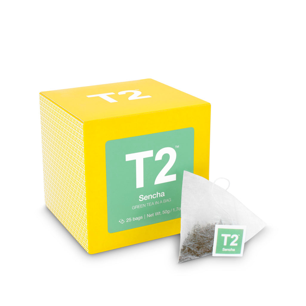 T2 Sencha Tea Bag Cube 25 pack