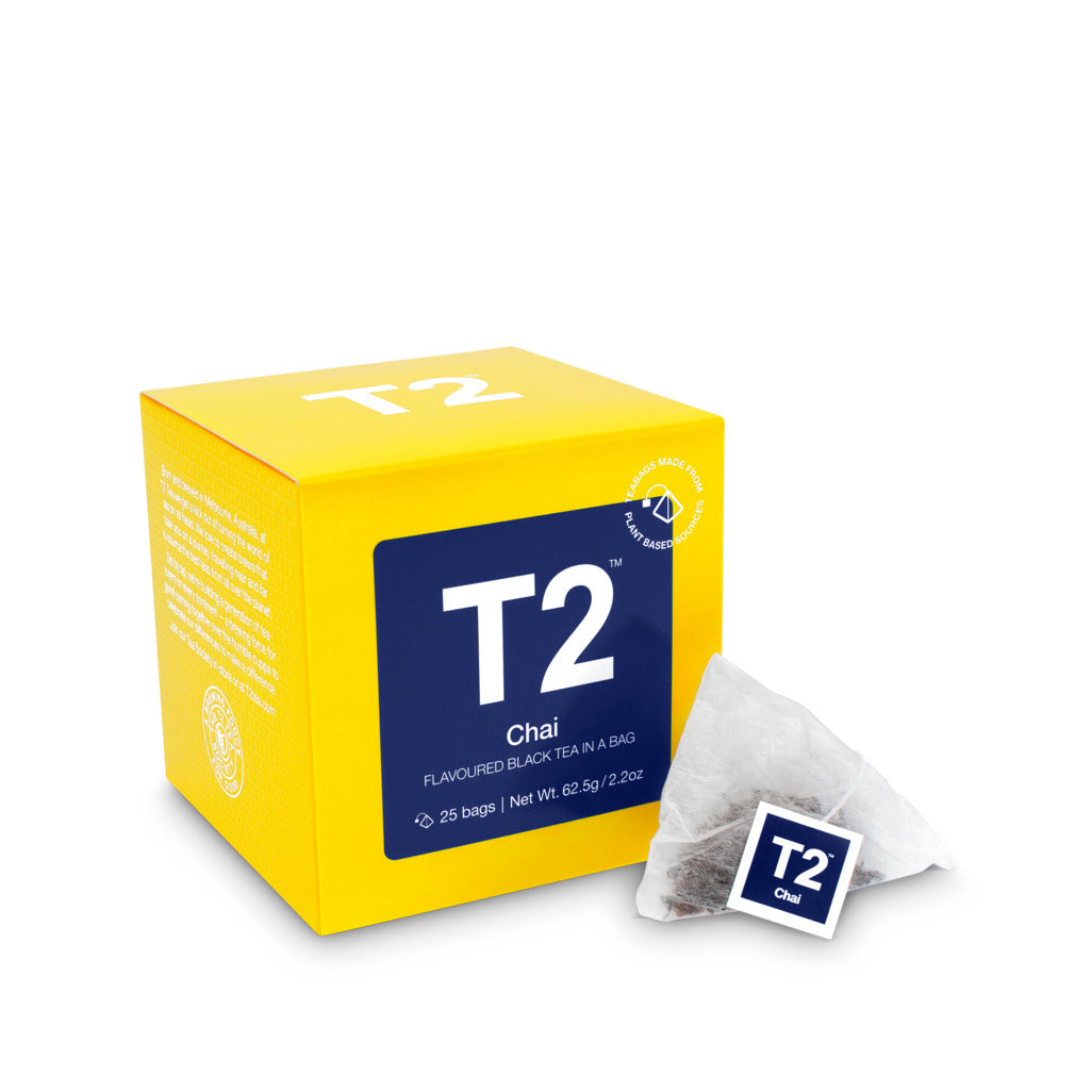 T2 Chai Tea Bag Cube 25 pack