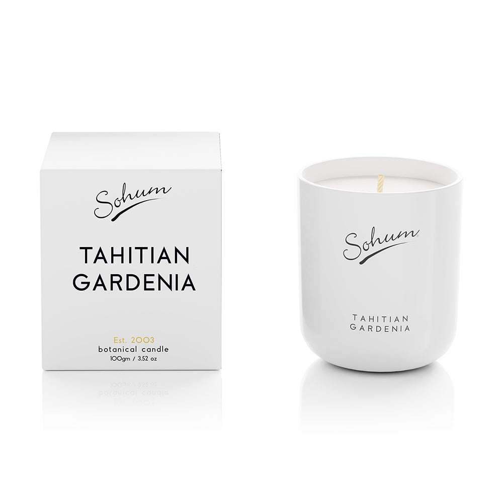 Sohum Signature Candle Tahitian Gardenia 100g