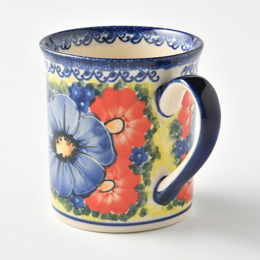 Handmade Polish Pottery Cerraf coffee mug 300ml violet nectar Boleslawiec Ceramics
