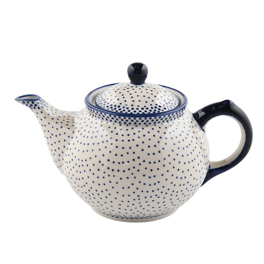 Handmade Polish Pottery Manufaktura teapot 965ml pure dots Boleslawiec Ceramics