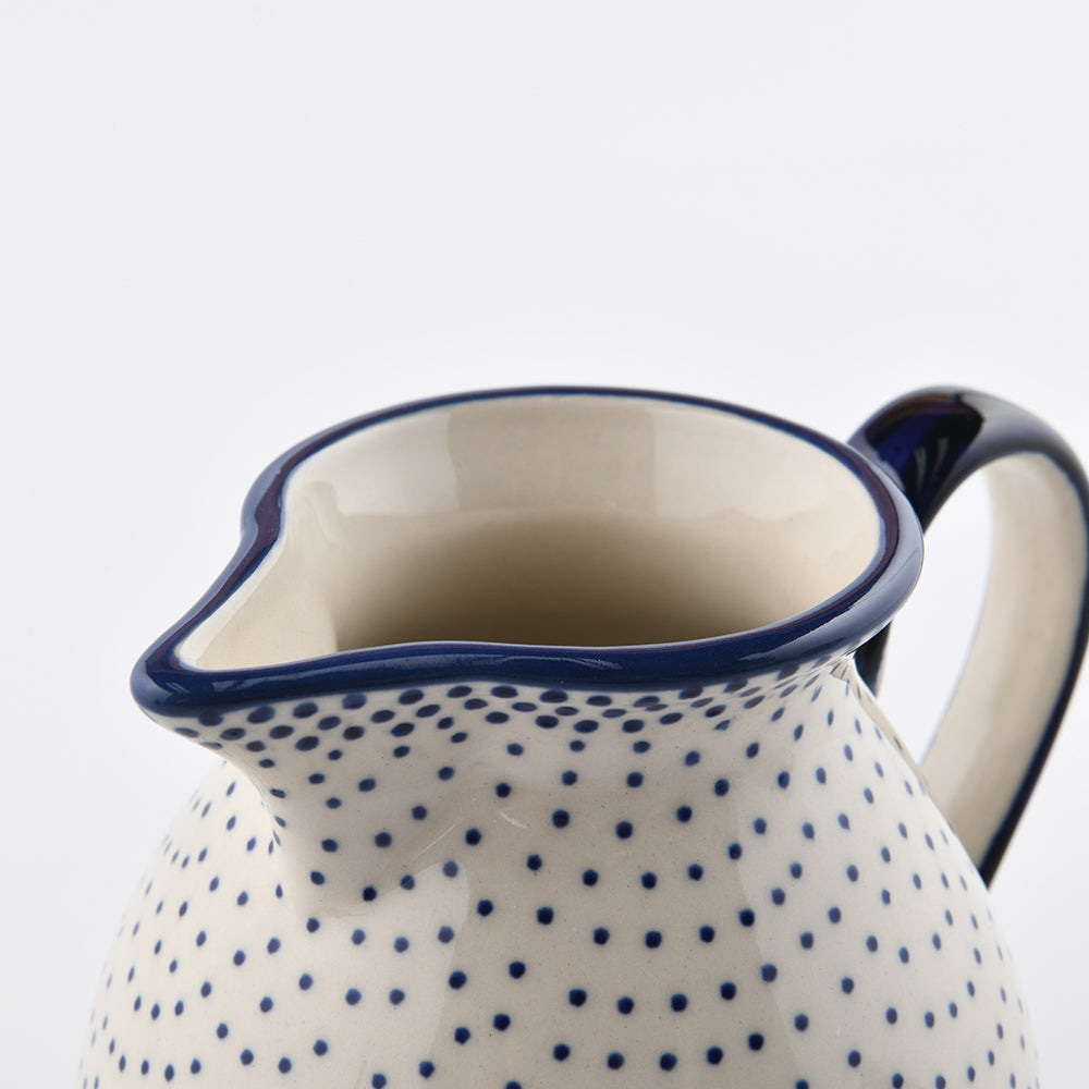Handmade Polish Pottery Manufaktura teapot 600ml pure dots Boleslawiec Ceramics