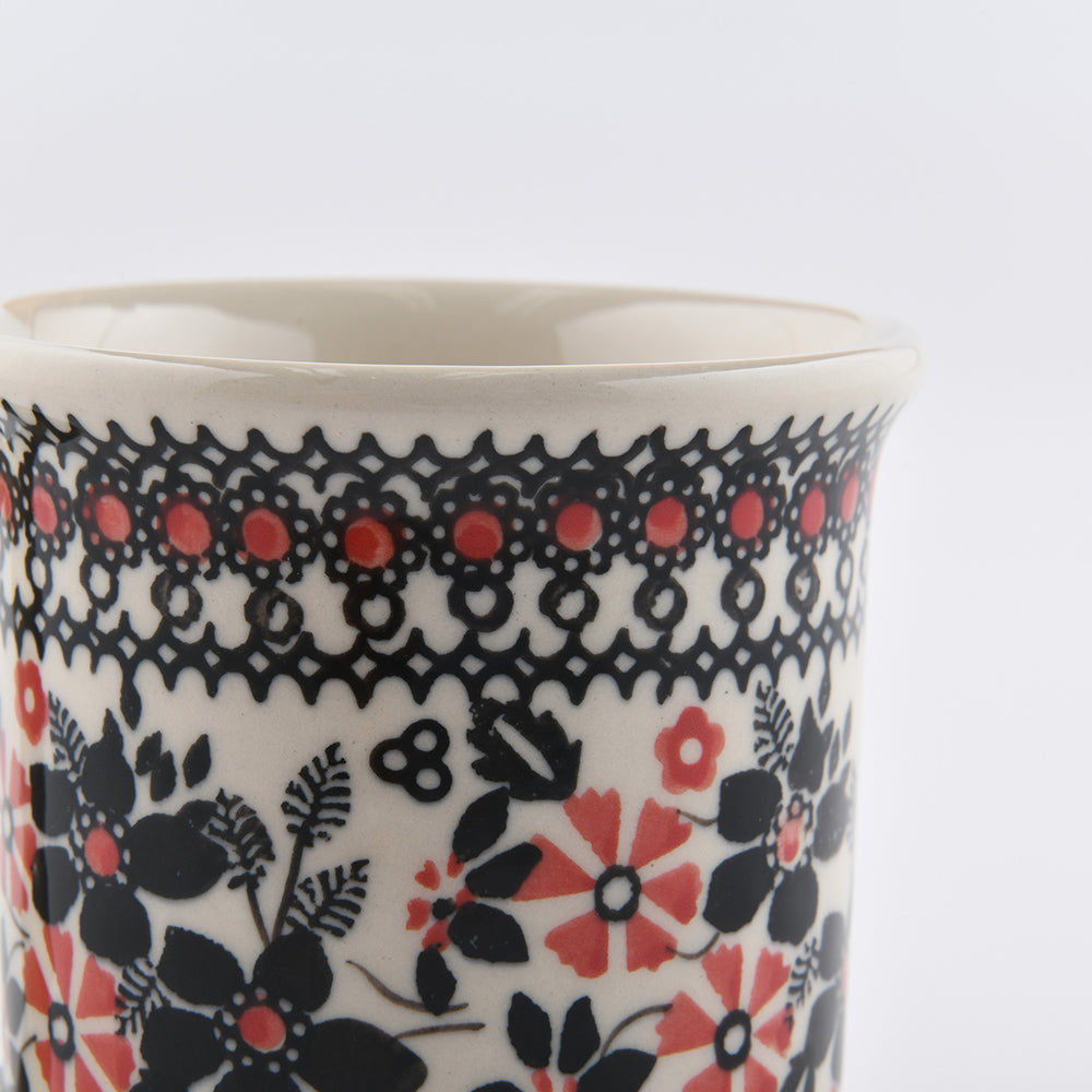 Handmade Polish Pottery Manufaktura coffee mug 300ml midnight christmas Boleslawiec Ceramics