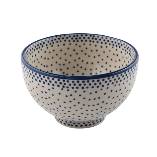 Handmade Polish Pottery Manufaktura rice bowl 10.5cm pure dots Boleslawiec Ceramics