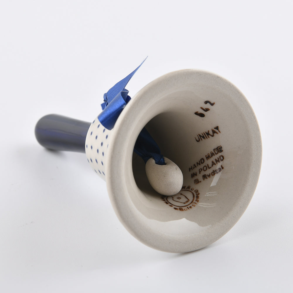Handmade Polish Pottery Manufaktura bell pure dots Boleslawiec Ceramics