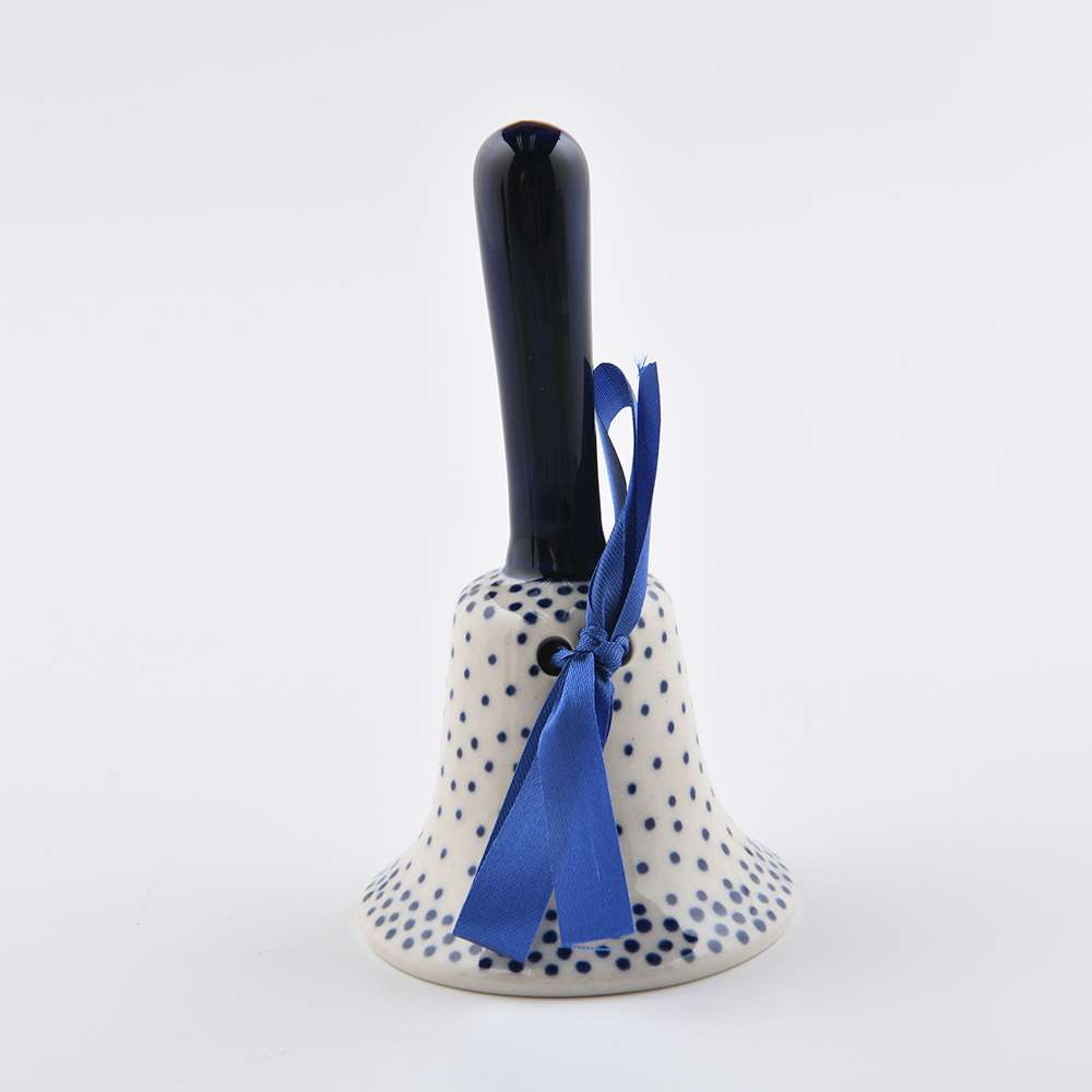 Handmade Polish Pottery Manufaktura bell pure dots Boleslawiec Ceramics