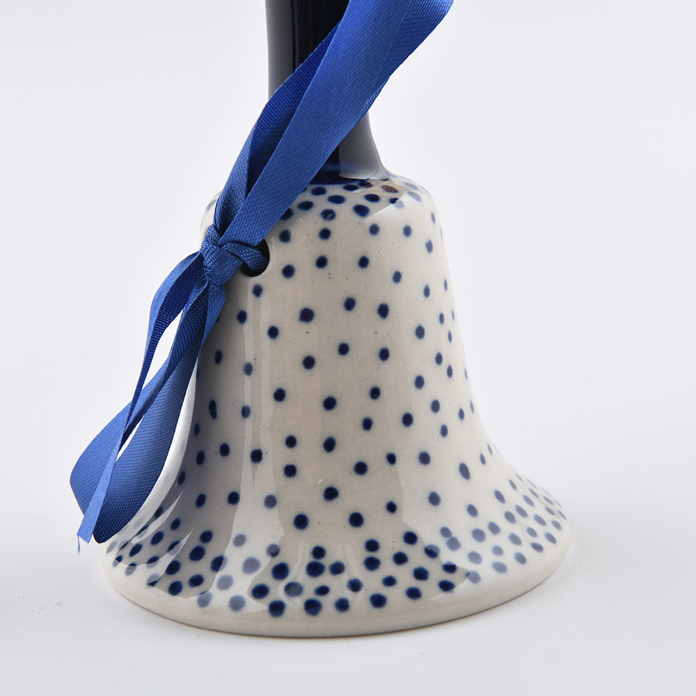 Handmade Polish Pottery Manufaktura bell pure dots Boleslawiec Ceramics
