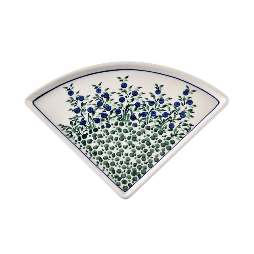 Handmade Polish Pottery Zaklady pizza plate,serving plate,20cm flower freedom Boleslawiec Ceramics