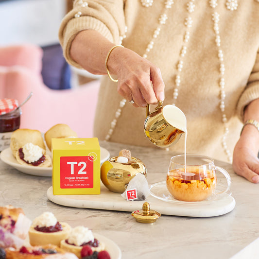 T2 English Breakfast Tea Bag Cube 25 pack